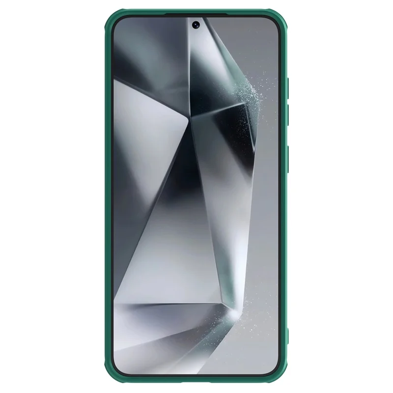 NILLKIN Camshield Pro Series for Samsung Galaxy S25+ Case PC + TPU Slide Camera Lid Phone Cover - Green