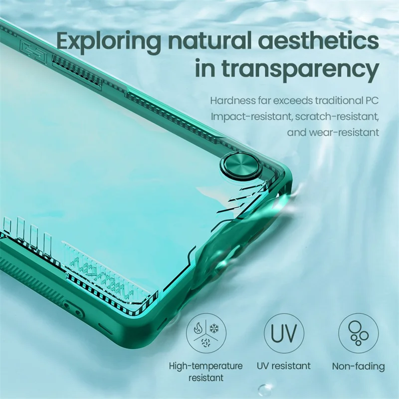 NILLKIN Iceblade Prop For Samsung Galaxy S25 Ultra Case Lens Cover Kickstand PC + TPU Phone Cover - Green