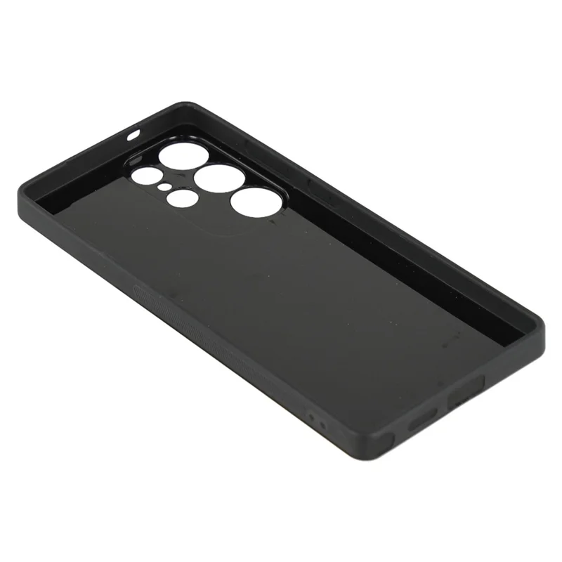 For Samsung Galaxy S25 Ultra Case Flexible TPU Carbon Fiber Texture Shockproof Phone Cover