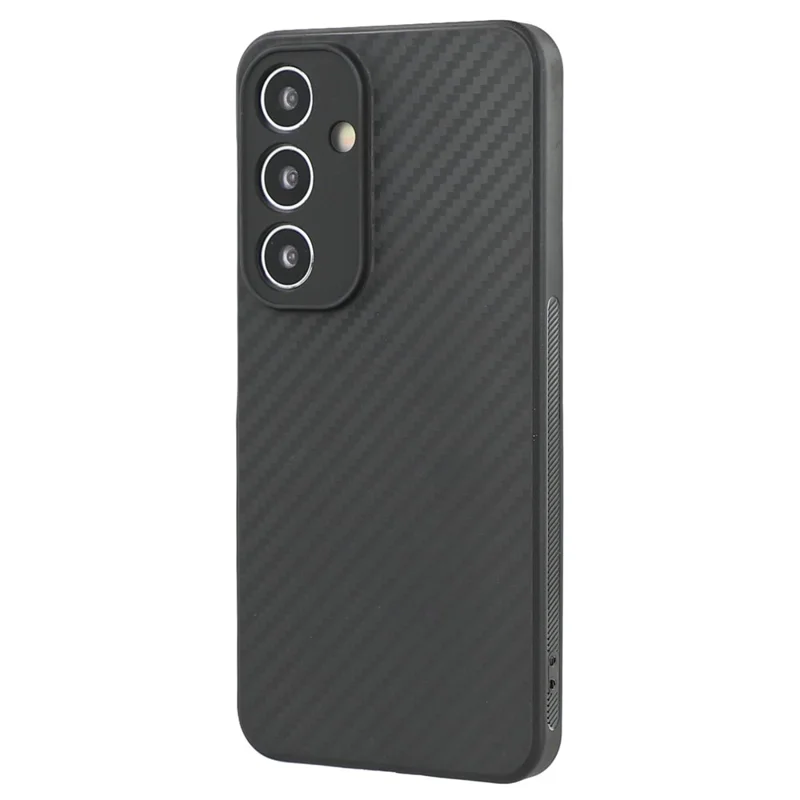 For Samsung Galaxy S25+ Case Flexible TPU Carbon Fiber Texture Shockproof Phone Cover