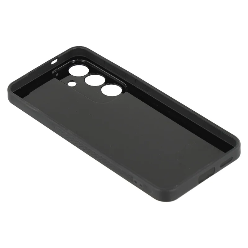 For Samsung Galaxy S25+ Case Flexible TPU Carbon Fiber Texture Shockproof Phone Cover