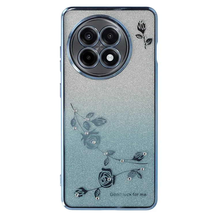 KADEM For OnePlus Ace 5 5G / 13R 5G Case Flower TPU Flexible Gradient Phone Cover - Blue