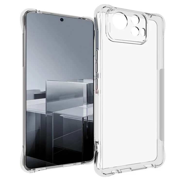 Compra al por mayor de la funda para el Asus Zenfone 12 Ultra 5G, funda de TPU transparente antideslizante y resistente a los golpes.
