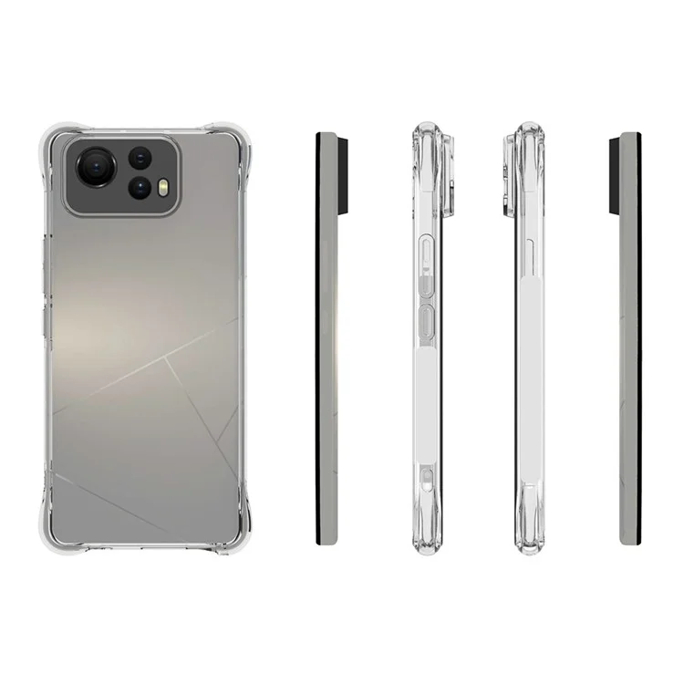 Compra al por mayor de la funda para el Asus Zenfone 12 Ultra 5G, funda de TPU transparente antideslizante y resistente a los golpes.