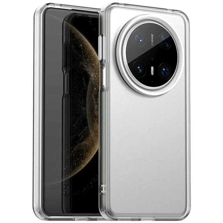 Coque pour Huawei Mate 70 Pro / 70 Pro+ PC+TPU+PET mat anti-chute - Blanc
