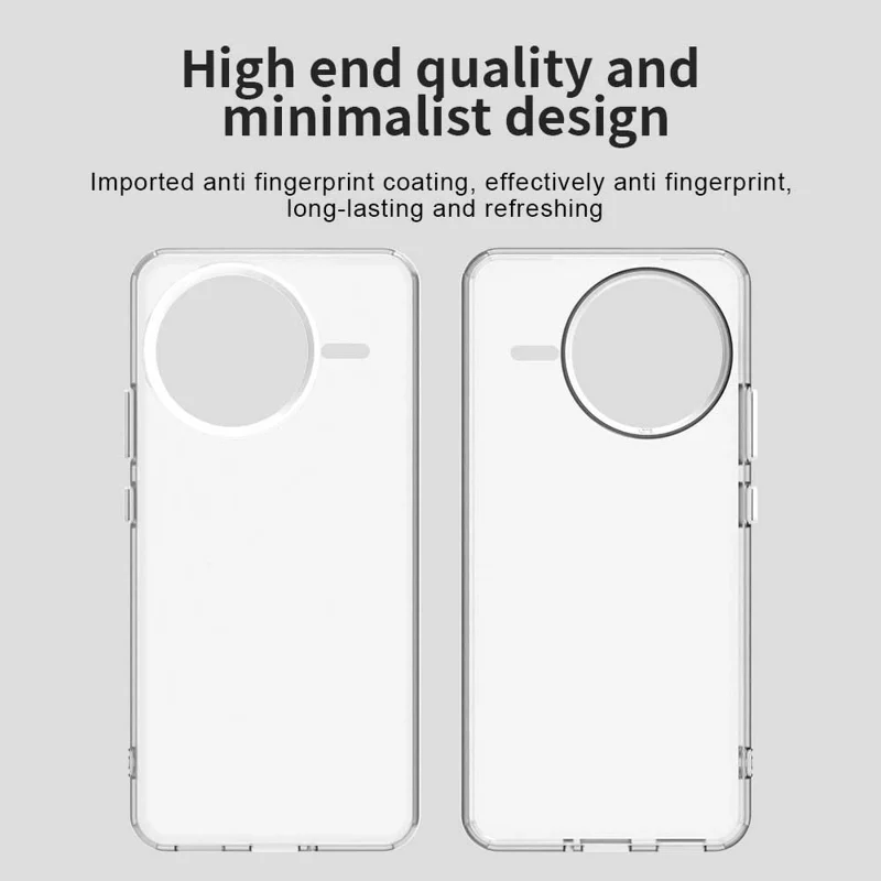 For Xiaomi Poco F7 Pro 5G / Redmi K80 5G Case PC+TPU+PET Matte Anti-Drop Phone Back Cover - White