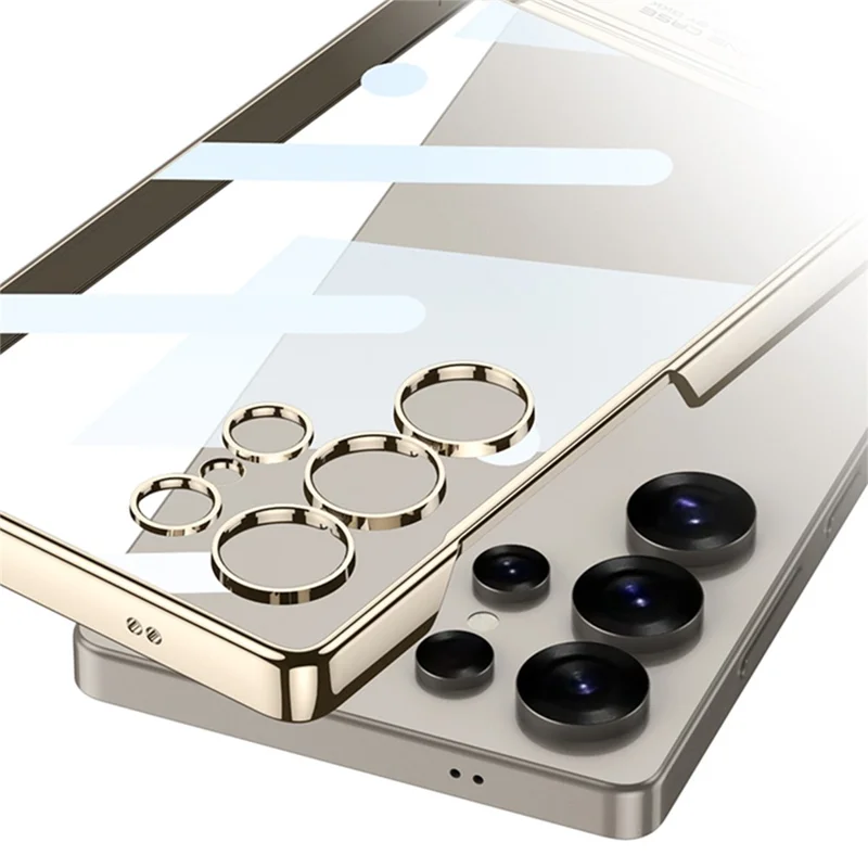 GKK For Samsung Galaxy S25 Ultra Case with Kickstand Hard PC Phone Back Cover - Black