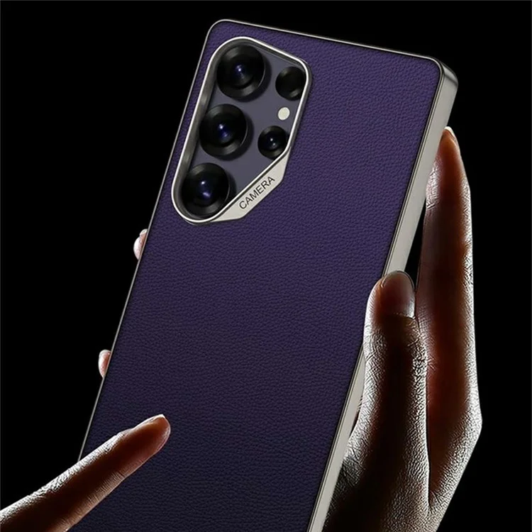 GKK Hybrid PU Handyhülle für Samsung Galaxy S24 Ultra Rückseite mit Touch-Funktion - Titanium Grau