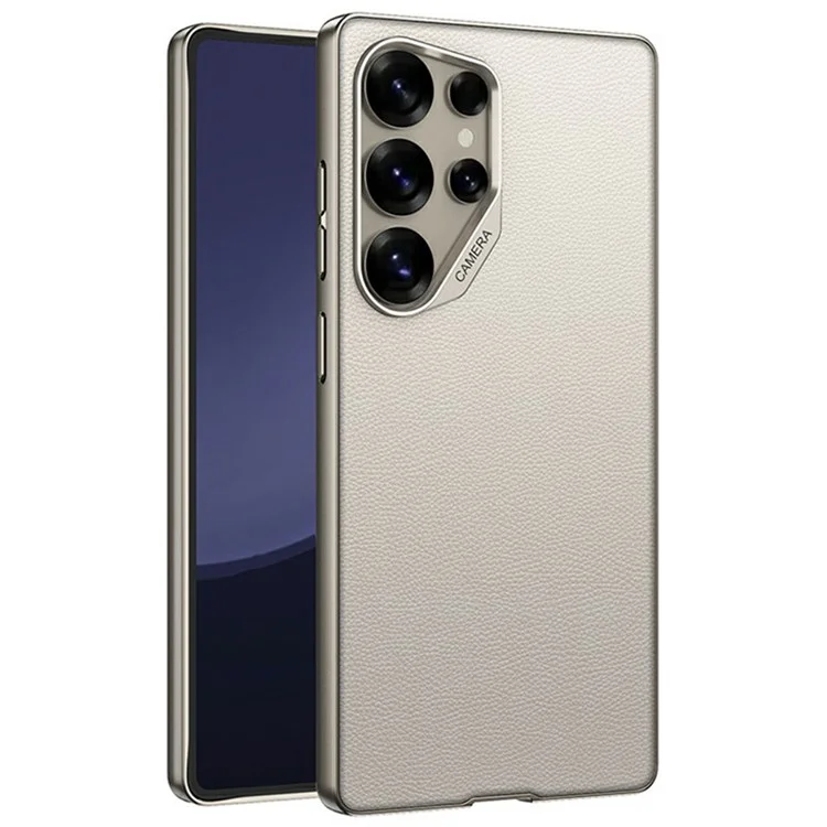 GKK Hybrid-PU-Handyhülle für Samsung Galaxy S23 Ultra, Titanium Grey