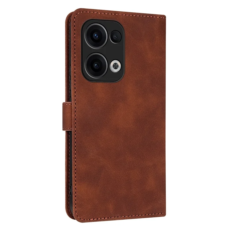 AZNS For Oppo Reno13 5G (Global) Case PU Leather Wallet Phone Cover - Brown