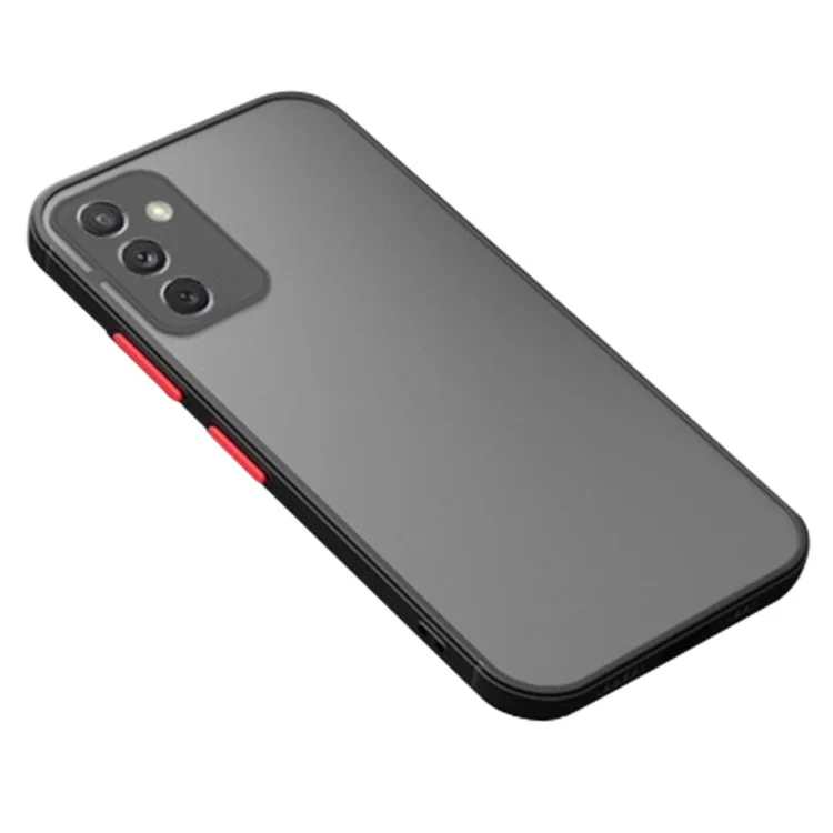 For Samsung Galaxy S24 FE Case TPU + PC Matte Anti Drop Phone Back Cover - Black