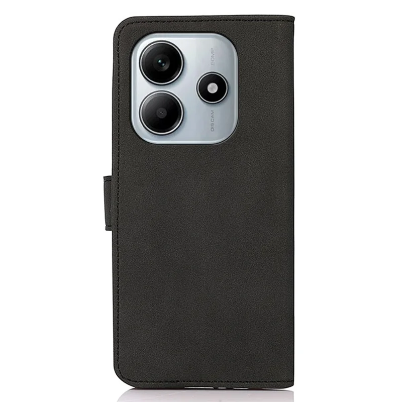 KHAZNEH Custodia a portafoglio in pelle PU per Xiaomi Redmi Note 14 5G - Nero