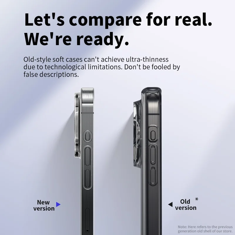 Прозрачный матовый жесткий пластиковый чехол для iPhone 16 Pro Max