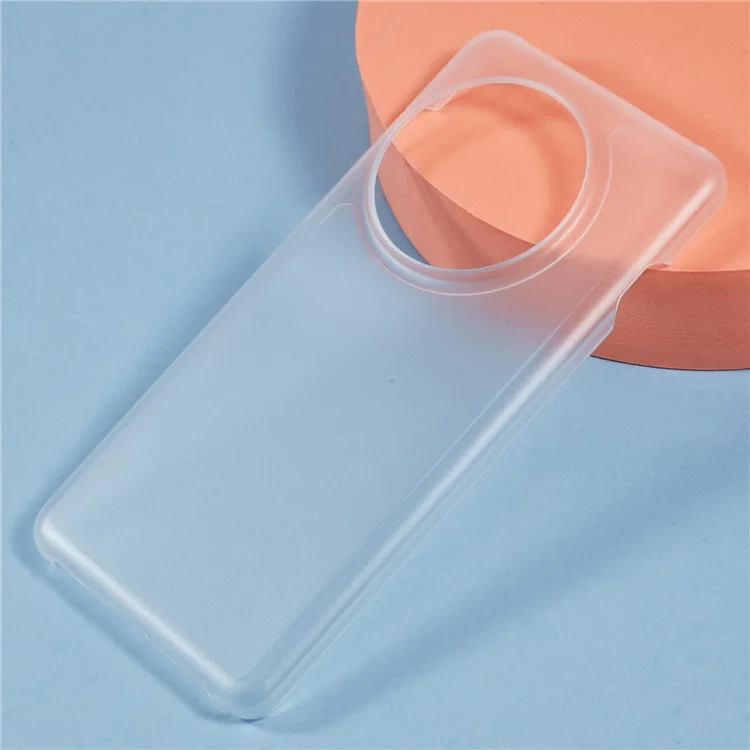 For OnePlus 13R 5G / Ace 5 5G / Ace 5 Pro 5G Case Hard PC Frosted Minimalist Phone Cover - Transparent