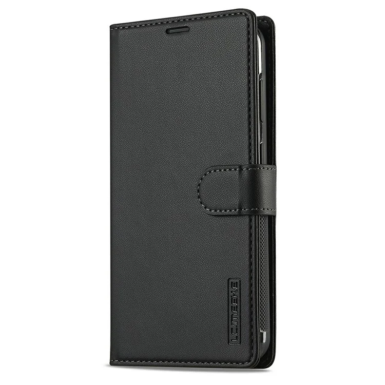 LC.IMEEKE L2 Serie per Samsung Galaxy A56 5G Custodia in pelle PU Portafoglio Staccabile Custodia magnetica per telefono - Nero