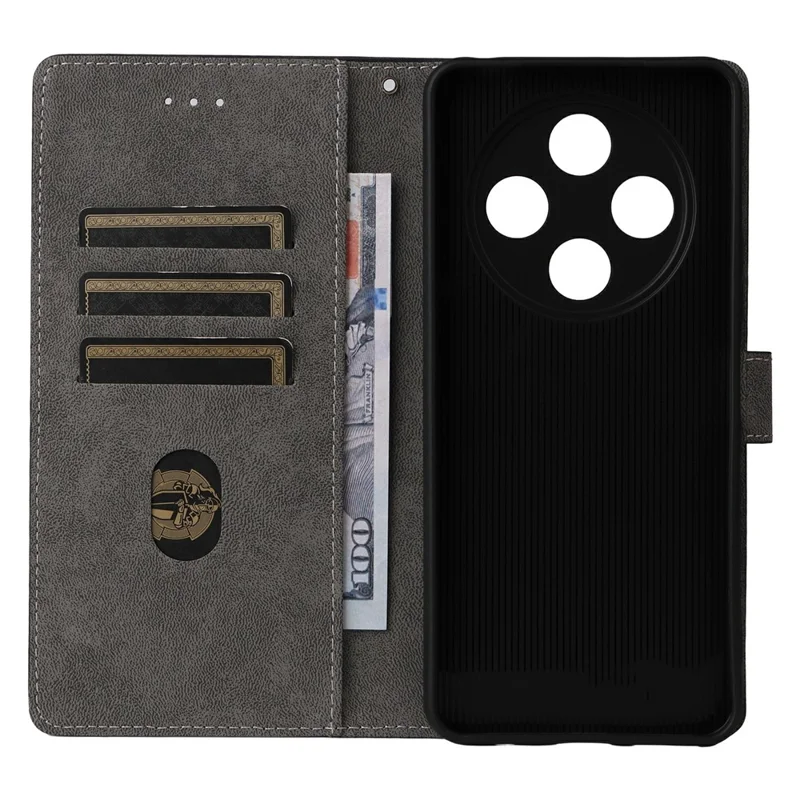 For Umidigi G100 Wallet Case RFID Blocking PU Leather Cover Stand View - Blue