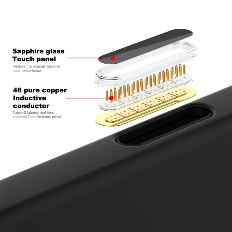 For iPhone 16 Case Compatible with MagSafe Liquid Silicone Phone Cover with Camera Touch Control Button - Black