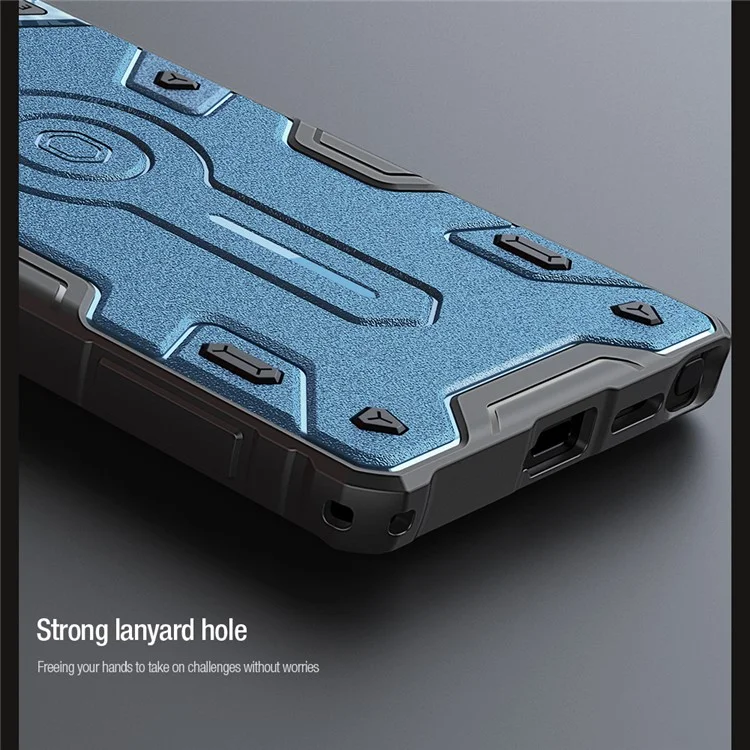 NILLKIN Camshield Armor Prop Case для Samsung Galaxy S25 Ultra Крышка камеры PC + TPU Чехол - Черный