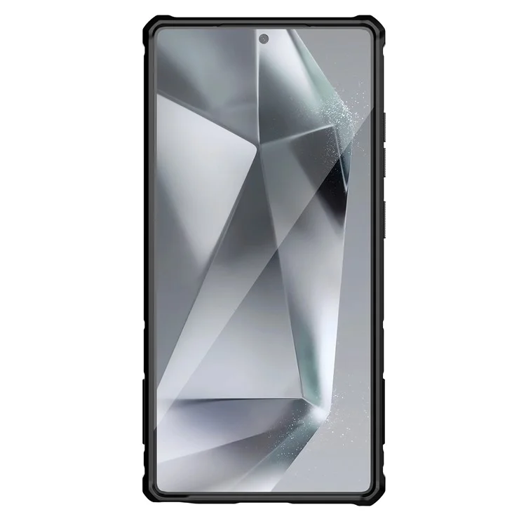 NILLKIN Camshield Armor Prop Case для Samsung Galaxy S25 Ultra Крышка камеры PC + TPU Чехол - Черный