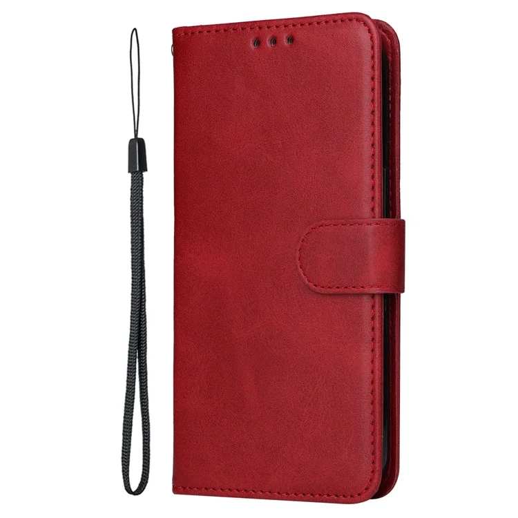 For Realme GT 7 Pro 5G Case Wallet PU Leather Folio Flip Phone Cover - Red