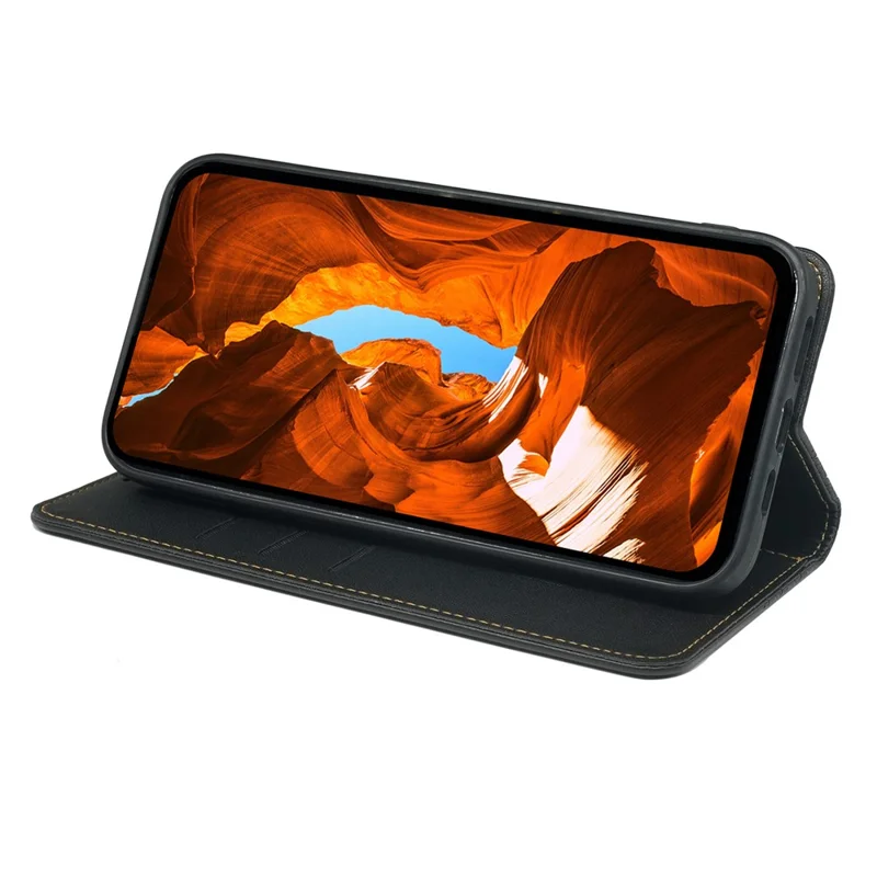 Til Samsung Galaxy S23 Ultra Case Fireblade Kløver Læder Flip Telefondæksel Stående Wallet - Sort