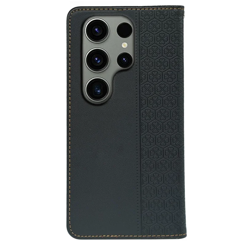 Til Samsung Galaxy S23 Ultra Case Fireblade Kløver Læder Flip Telefondæksel Stående Wallet - Sort