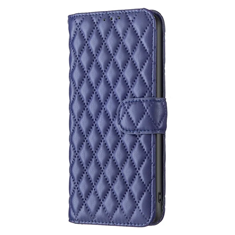 BINFEN COLOR BF Style-14 Capa para Xiaomi Redmi Note 14 4G Cobertura de Couro com Suporte - Azul