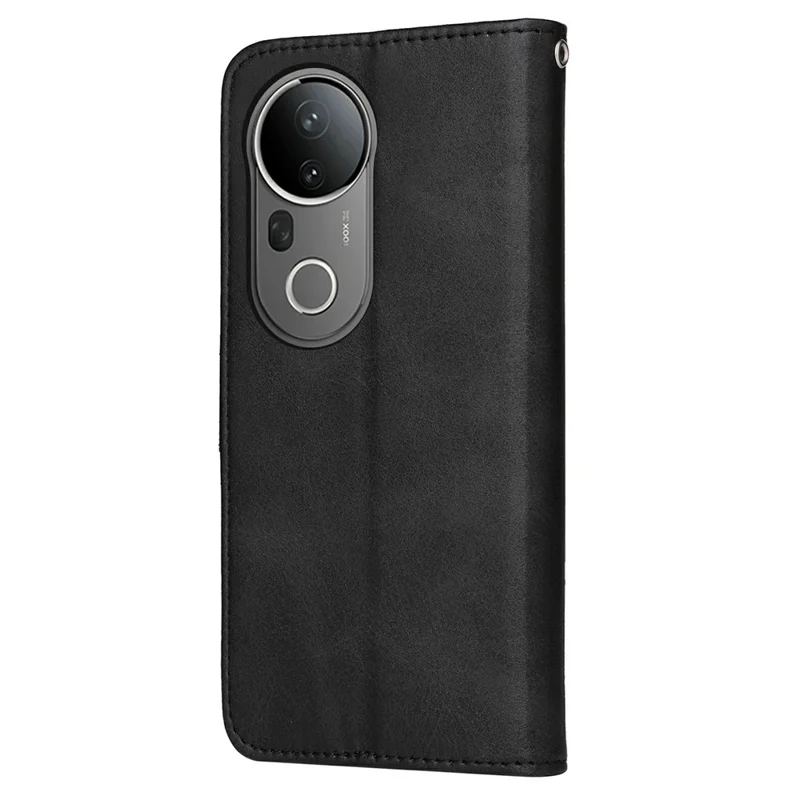 For vivo S20 Pro 5G Case Wallet PU Leather Folio Flip Phone Cover - Black