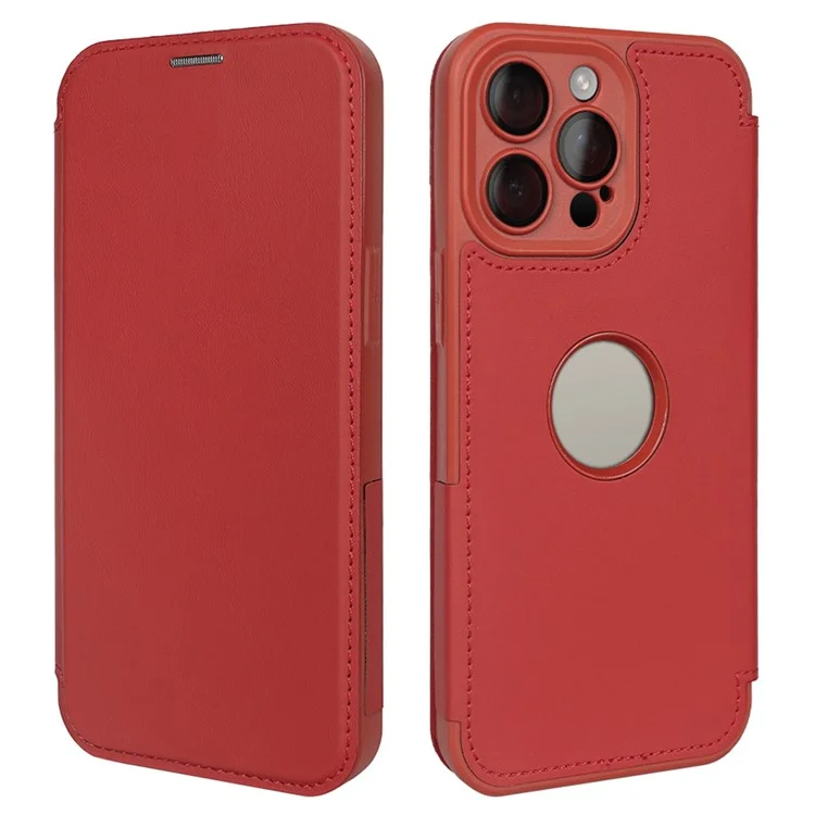 Für iPhone 13 Pro magnetische Hülle, RCS umweltfreundliche Handyhülle mit Ständer und RFID-Blockierung - Rot