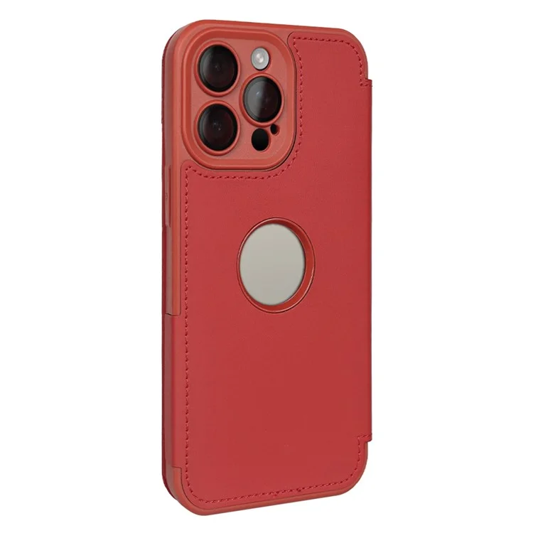 Für iPhone 13 Pro magnetische Hülle, RCS umweltfreundliche Handyhülle mit Ständer und RFID-Blockierung - Rot