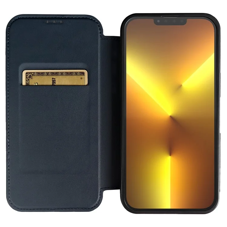 Capa magnética para iPhone 13 Pro Max RCS Eco Friendly com suporte RFID Blocking - Azul