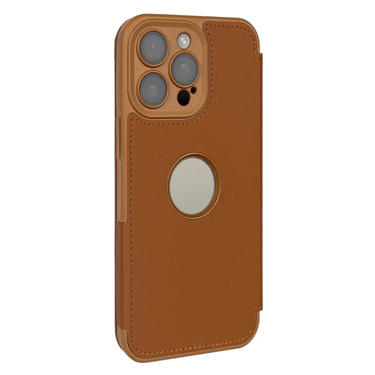 For iPhone 14 Pro Max Magnetic Case RCS Eco Friendly Phone Cover with RFID Blocking - Brown