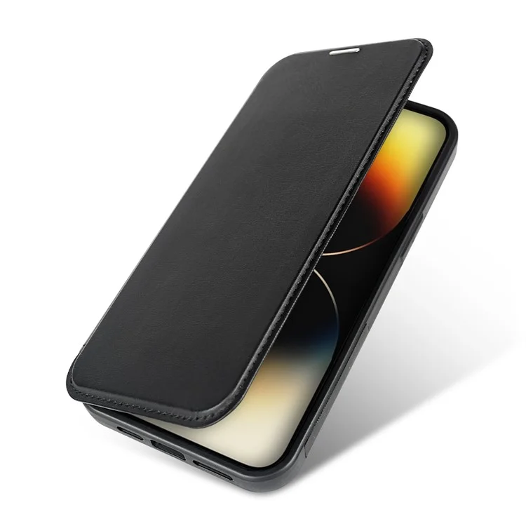 Для iPhone 14 Pro магнитный чехол RCS экологичный чехол для телефона с подставкой и защитой RFID - черный