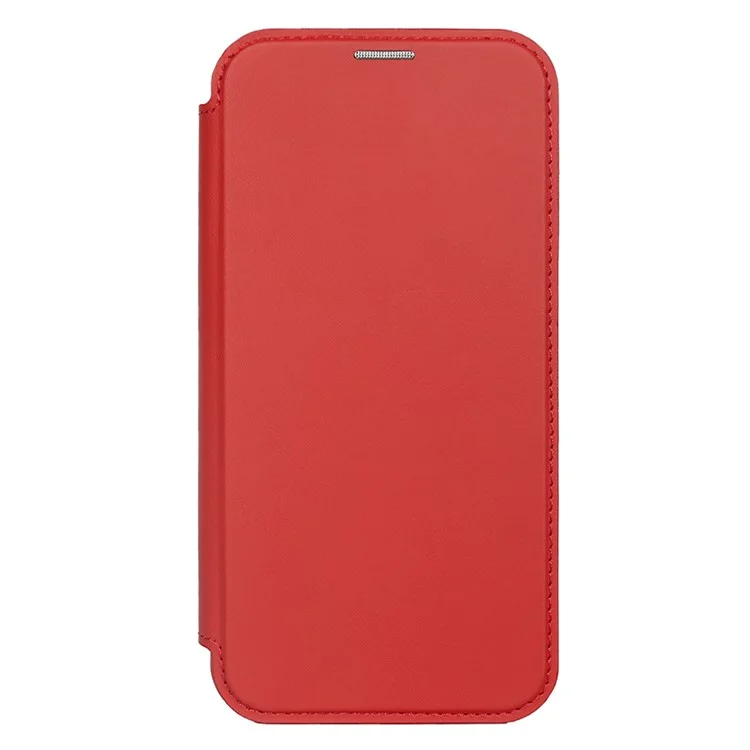 Capa magnética ecológica com suporte para iPhone 15 Pro, com bloqueio RFID - Vermelho