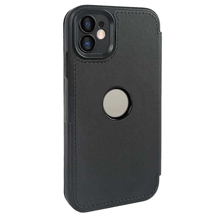 Capa magnética para iPhone 11 RCS, amiga do meio ambiente, com suporte e bloqueio RFID - Preta
