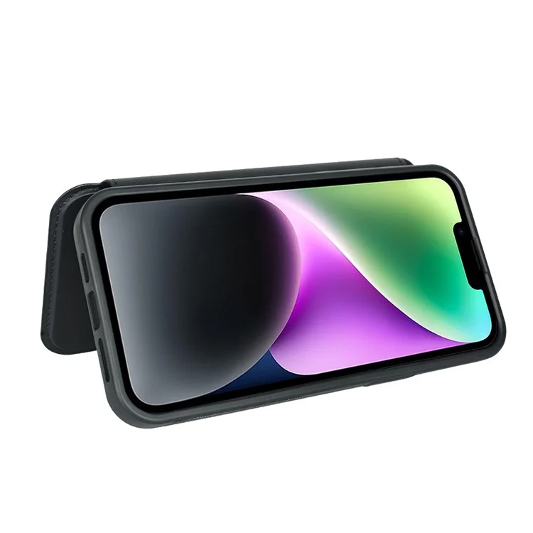 For iPhone 14 Magnetic Case RCS Eco Friendly Phone Cover with RFID Blocking - Black