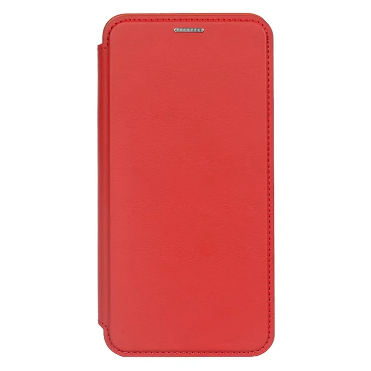 Capa magnética para Samsung Galaxy A12 RCS, amiga do meio ambiente, com suporte, bloqueio RFID - Vermelha