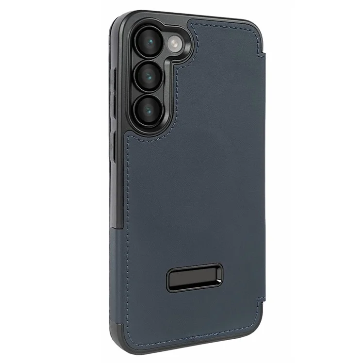 Für Samsung Galaxy S23+ magnetische Hülle RCS umweltfreundliche Handyhülle mit Ständer RFID-Blockierung - Blau