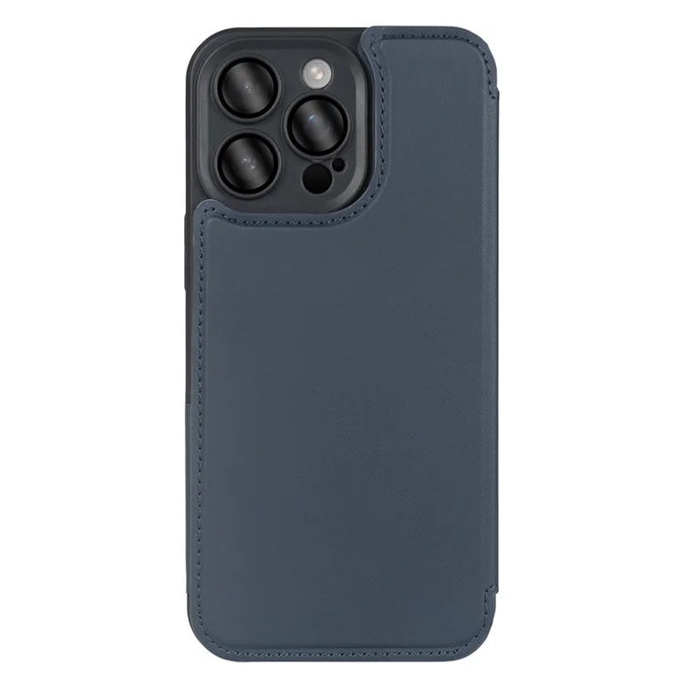 Für iPhone 13 Pro Max Magnetische Hülle RCS umweltfreundlicher Klapphülle mit Ständer RFID-Blockierung - Blau
