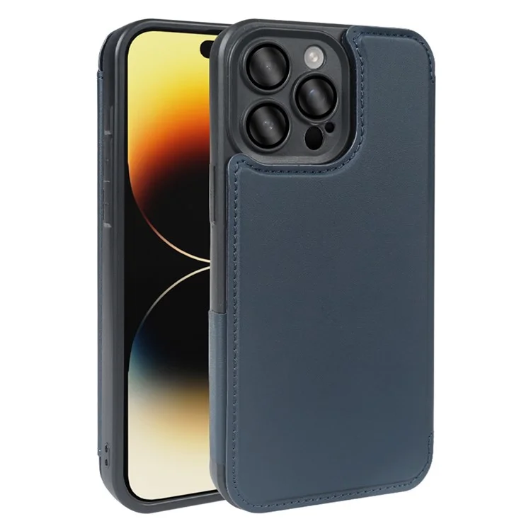 Capa Magnética para iPhone 14 Pro Max RCS Eco Friendly com Suporte e Bloqueio RFID - Azul