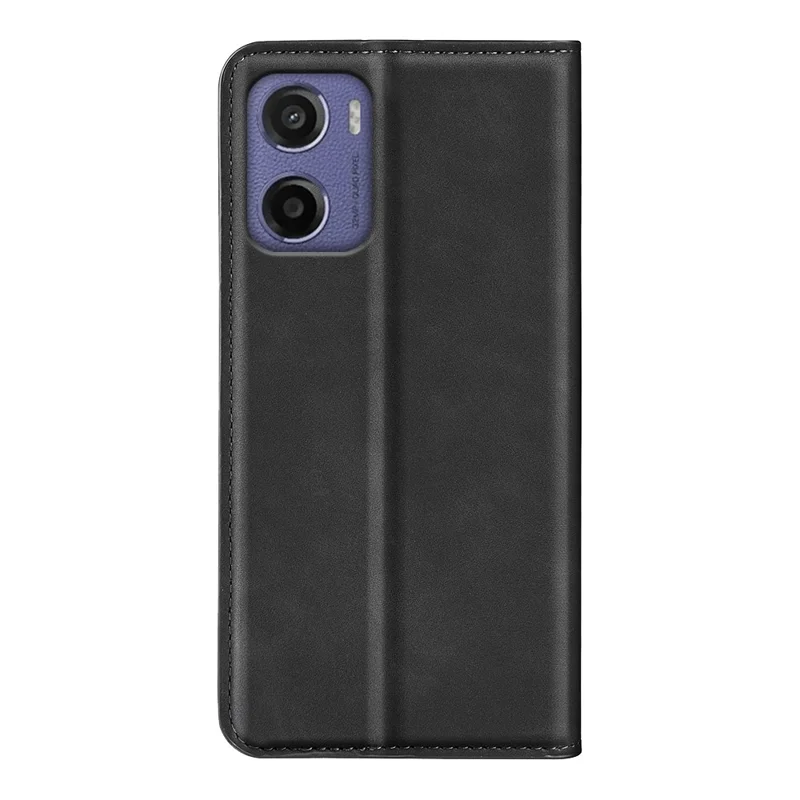 Pour Motorola Moto E15 4G Étui Cuir Portefeuille Tactile - Noir