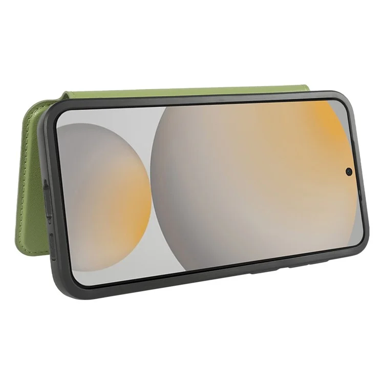 Capa Magnética Ecológica de Couro RPET Certificada GRS para Samsung Galaxy S24 FE - Verde