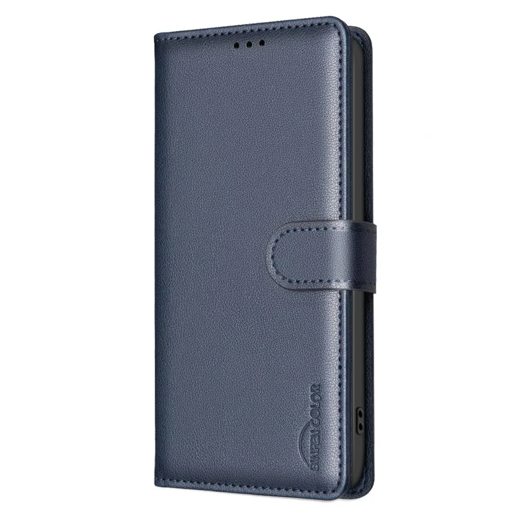 BINFEN COLOR BF32 Phone Cover for Xiaomi Poco X7 Pro 5G / Redmi Turbo 4 5G Leather Case Wallet RFID Blocking - Blue