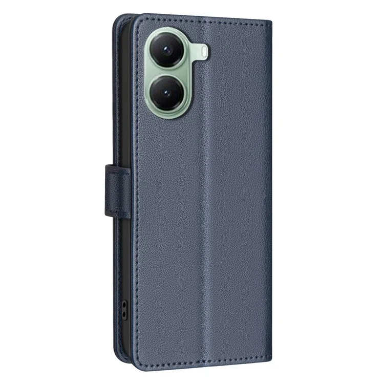 BINFEN COLOR BF32 Phone Cover for Xiaomi Poco X7 Pro 5G / Redmi Turbo 4 5G Leather Case Wallet RFID Blocking - Blue
