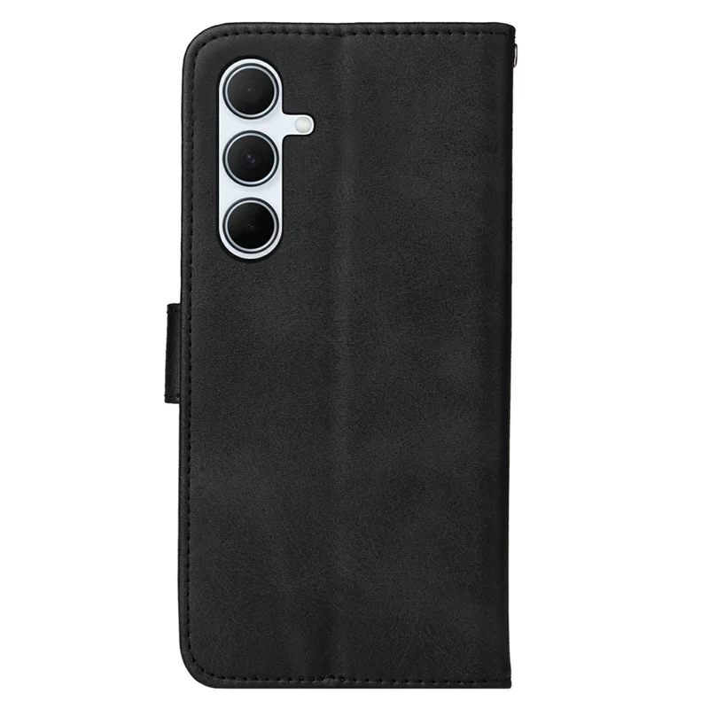 Для чехла Samsung Galaxy A36 5G Wallet PU Кожаный Folio Flip Phone Cover - Черный