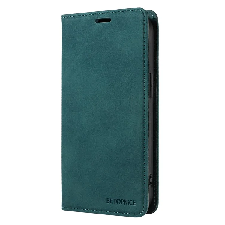 BETOPNICE 003 For Samsung Galaxy A36 5G Wallet Case Leather Phone Cover with Stand - Green