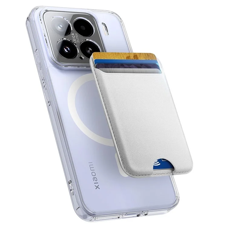 For Xiaomi 15 Clear Case TPU+Acrylic Magnetic Phone Cover Compatible with MagSafe