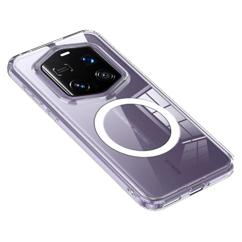 Bulk Purchasing For Honor Magic7 RSR Porsche Design 5G Case Compatible with MagSafe Shockproof PC + TPU Phone Cover - Transparent