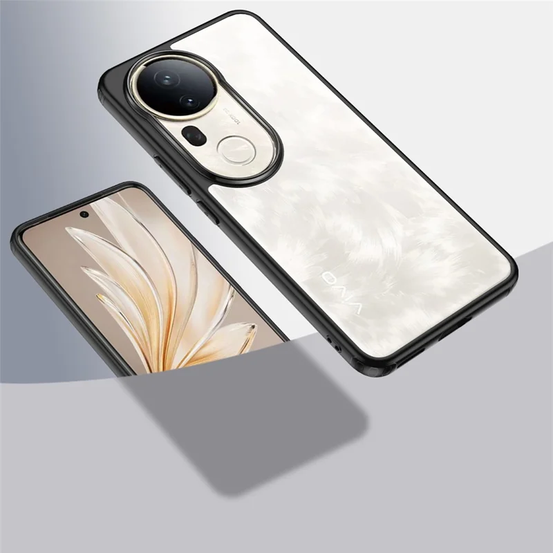 For vivo S20 Pro 5G Case PC + TPU Phone Cover Airbag Protection - Black