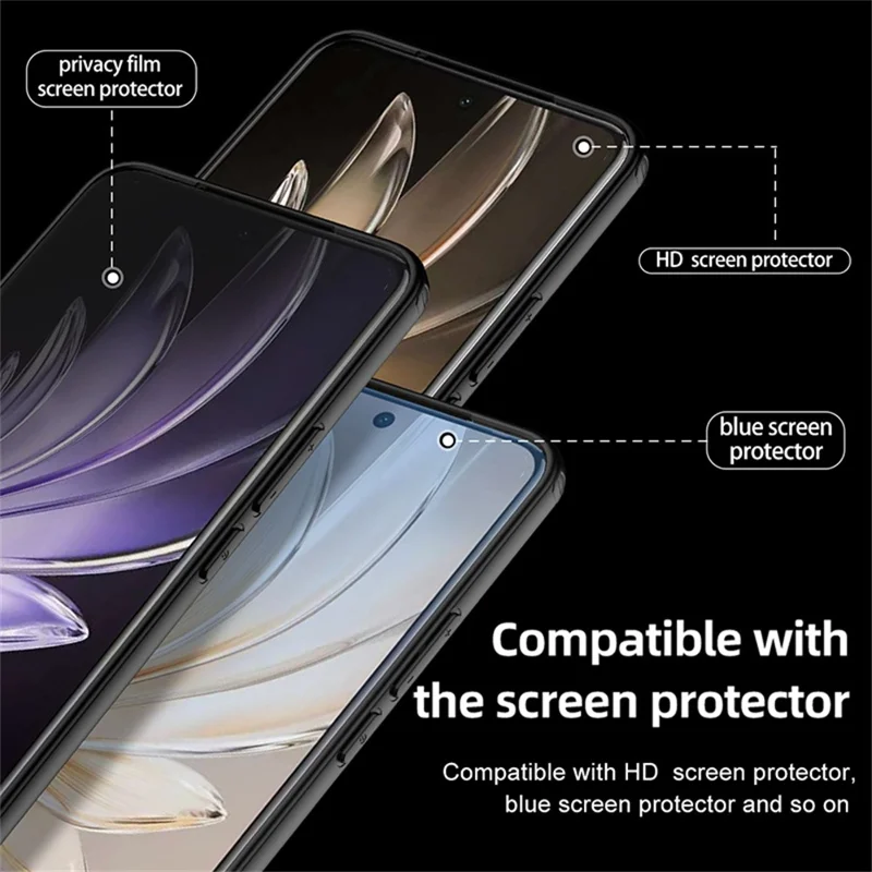 For vivo S20 Pro 5G Case PC + TPU Phone Cover Airbag Protection - Black